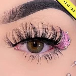 HP | Pink Rhinestone Lashes